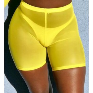 Fashion Multicolors Mesh Transaparent Sexy Women Casual Shorts Womens High Waist Shorts Summer Shorts Sexy Shorts